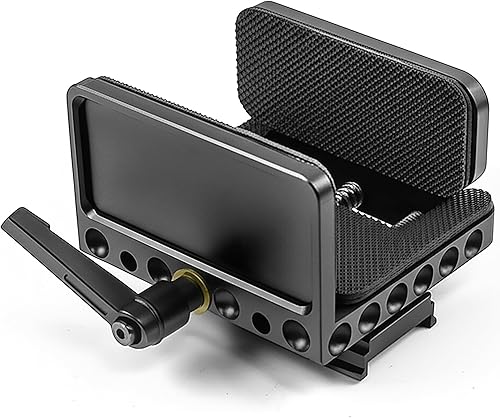 Vista 8 de HUNTPAL Arca Swiss Gun Rifle Saddle Clamp Mount, Tripod Rest for Hunting Shooting Stick, Quick Release Accuracy Ball Head & Adapter for Hand-Free