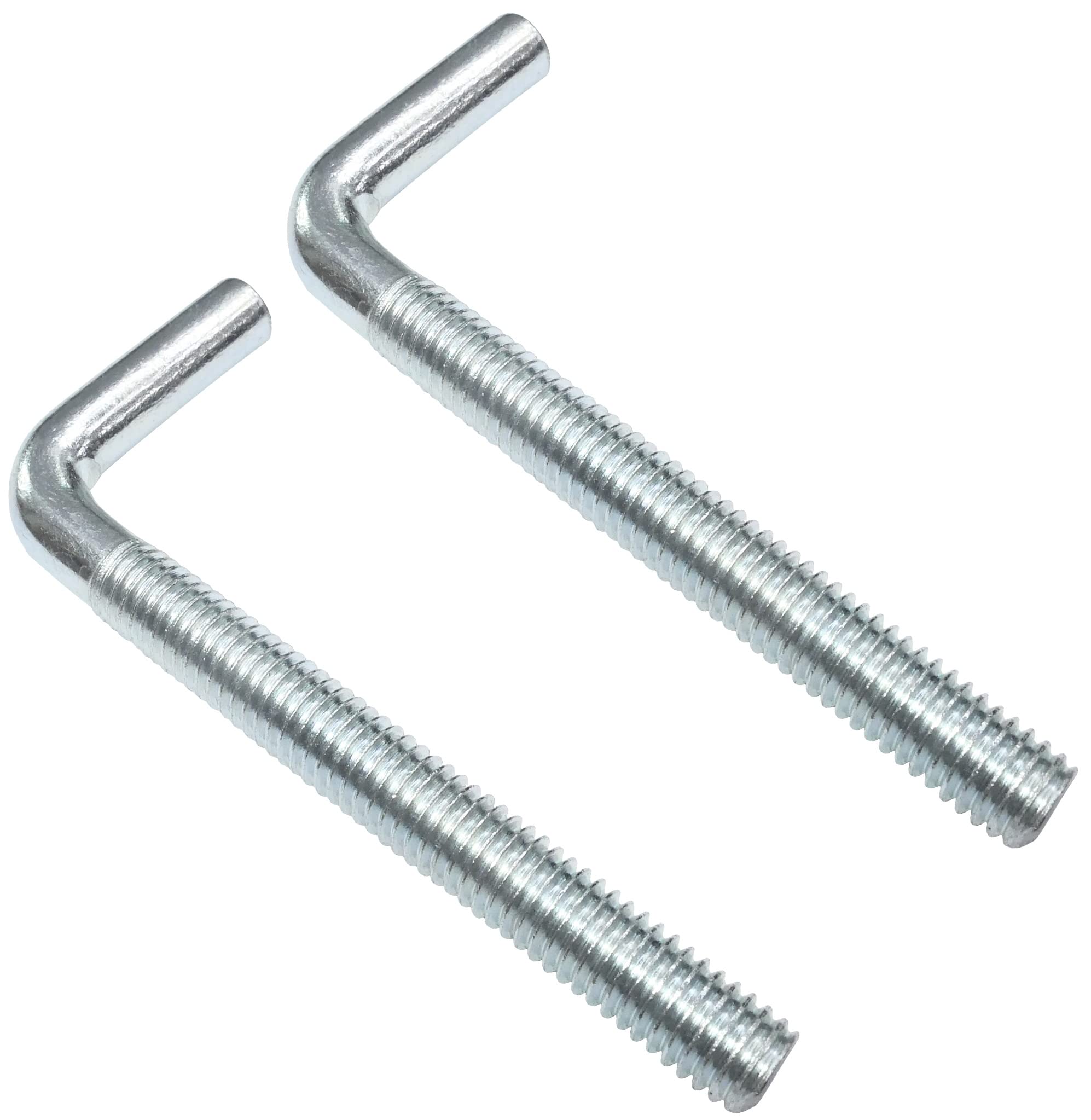 Set Di 20 Cerniere A Vite Metalliche Con Filettatura Metrica M4 X 40 Mm - Gancio Angolare - Gancio A L - Cerniera Di Sospensione | Leroy Merlin