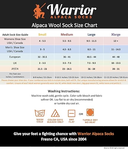 Miniatura 4 de WARRIOR ALPACA SOCKS - Peso Regular - Terapéutico Diabético - Suelto Top Extra Ancho - Unisex