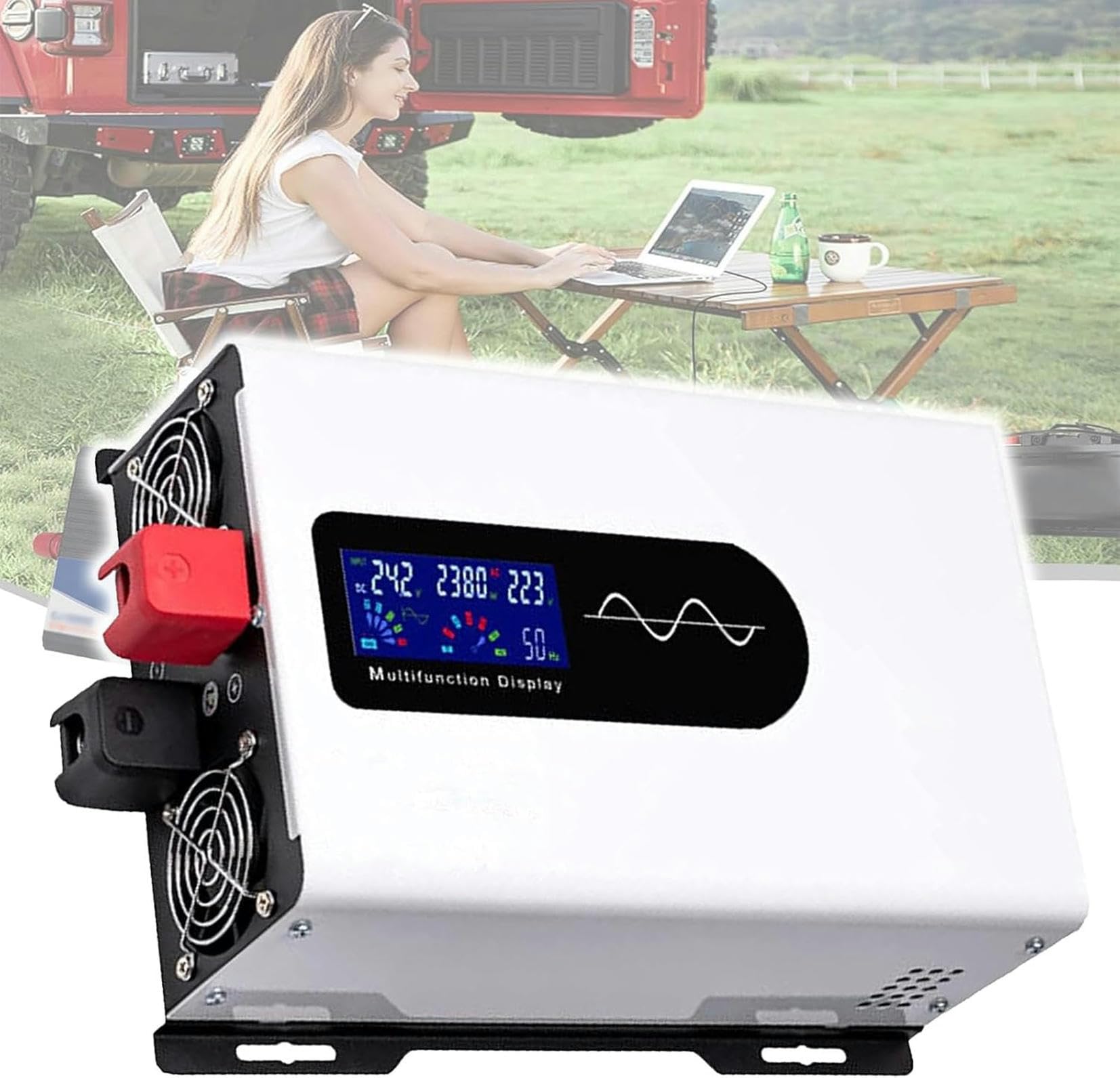 Onduleur pour camion et camping-car 12V 8000W à onde sinusoïdale