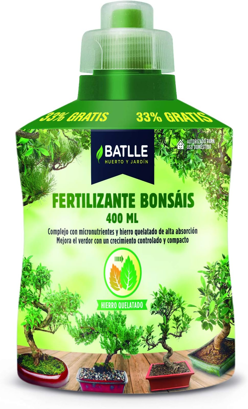 Semillas Batlle 710875UNID - Fertiliser for Bonsai, Bottle, 400 ml