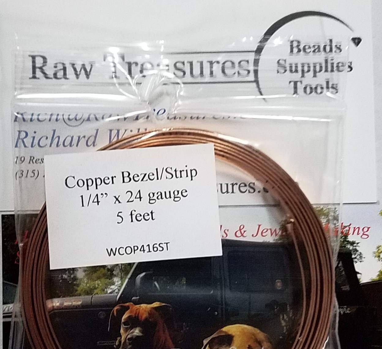 Amazon.com: Solid Copper Bezel/Strip 1/4