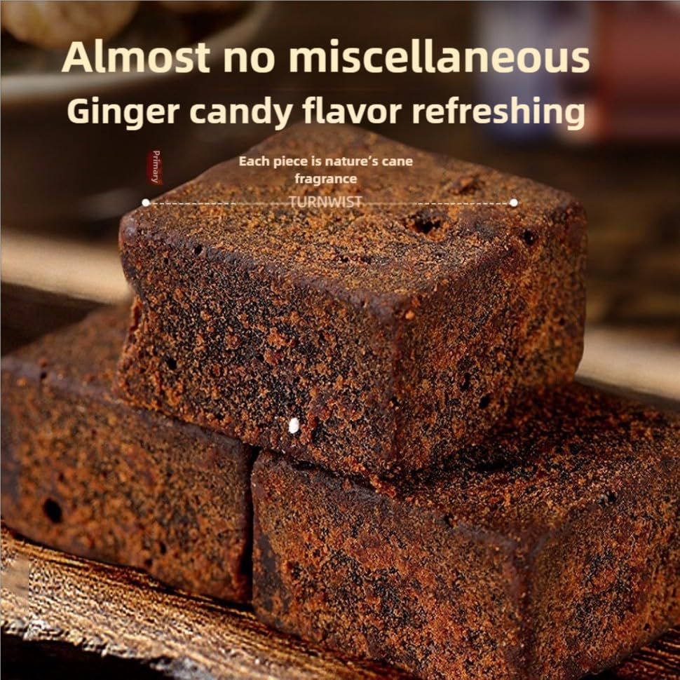 Handmade brown sugar cubes, Black sugar, rose brown sugar,8.64 ounces (245 grams) (Original flavor) - image 2