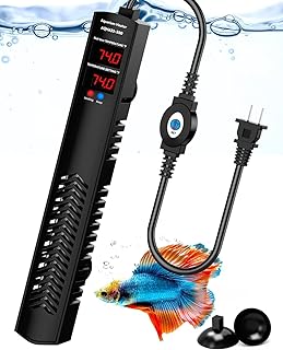 AHJ Aquarium Heater for 40-55-75 Gallon, 300W Submersible Fish Tank Water Heater with Accurate Tempe