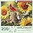 Bits and Pieces - 200 Piece Jigsaw Puzzle for Adults - Sunflower & Songbirds - Cardinals Jigsaw Puzzle by William Vanderdasson, Completed Puzzle Size: 15 x 19