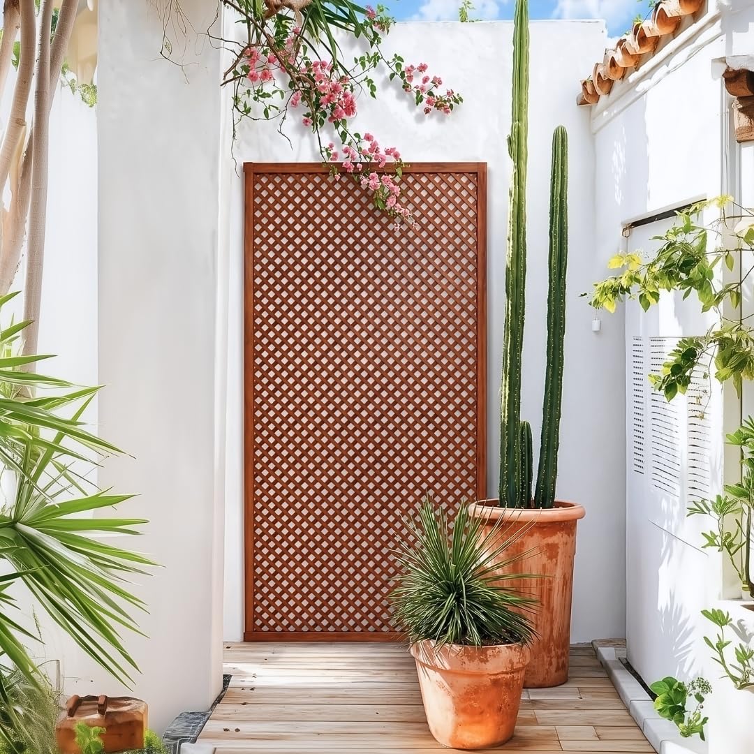 Nortene | Celosia Lop 1X2 M Mimbre | Decoración Exterior | Cerramientos Ambientes Modernos
