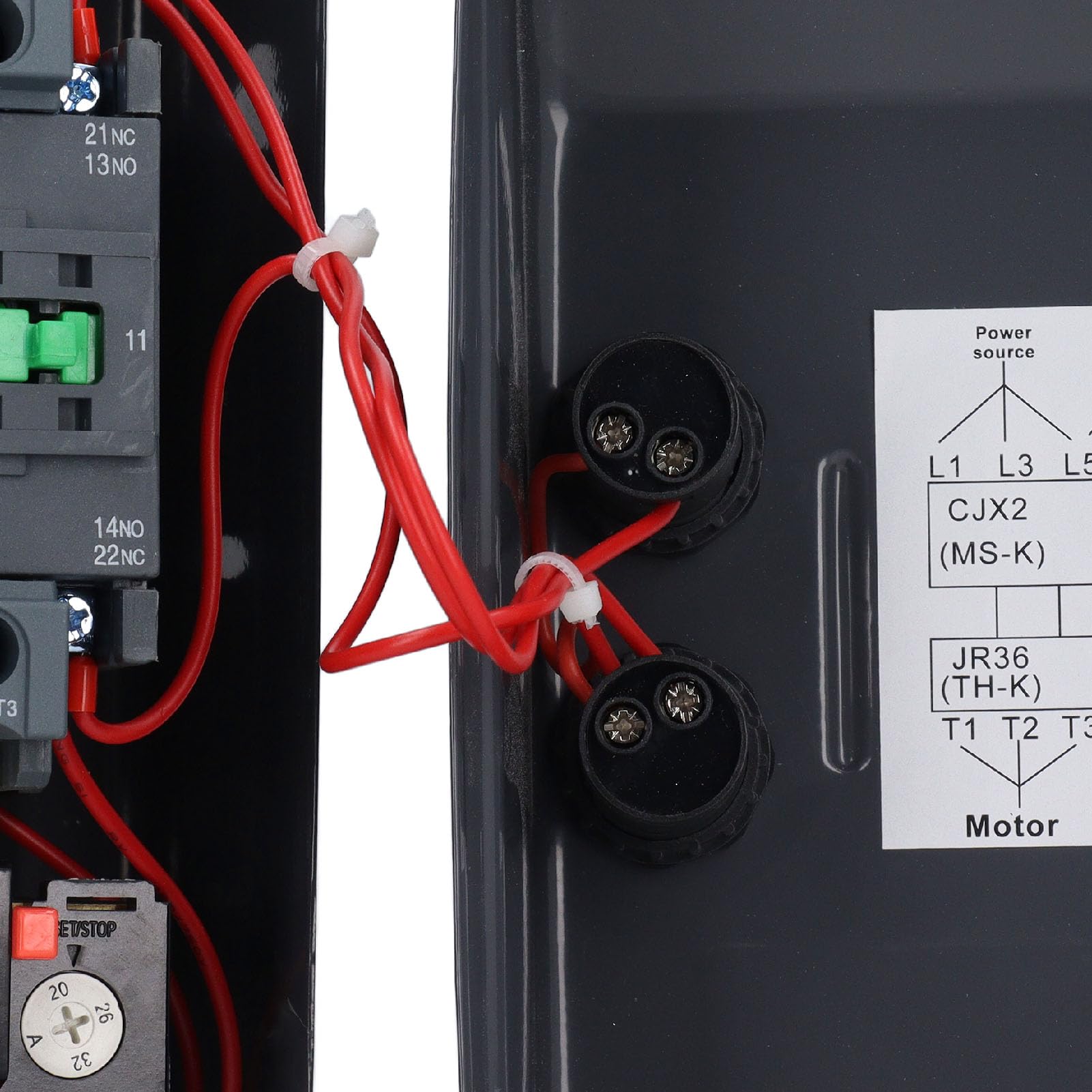 Changor Interruptor de Control Compacto de 11 KW con Arrancador de Motor Magnético Trifásico para Compresores de Aire y Aplicaciones de Agua