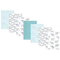 Vista 89 de Hudson Baby - Paños unisex de franela de algodón para bebé, bosque, talla única