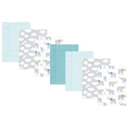 Miniatura 1123 de Hudson Baby - Paños unisex de franela de algodón para bebé, avión, talla única