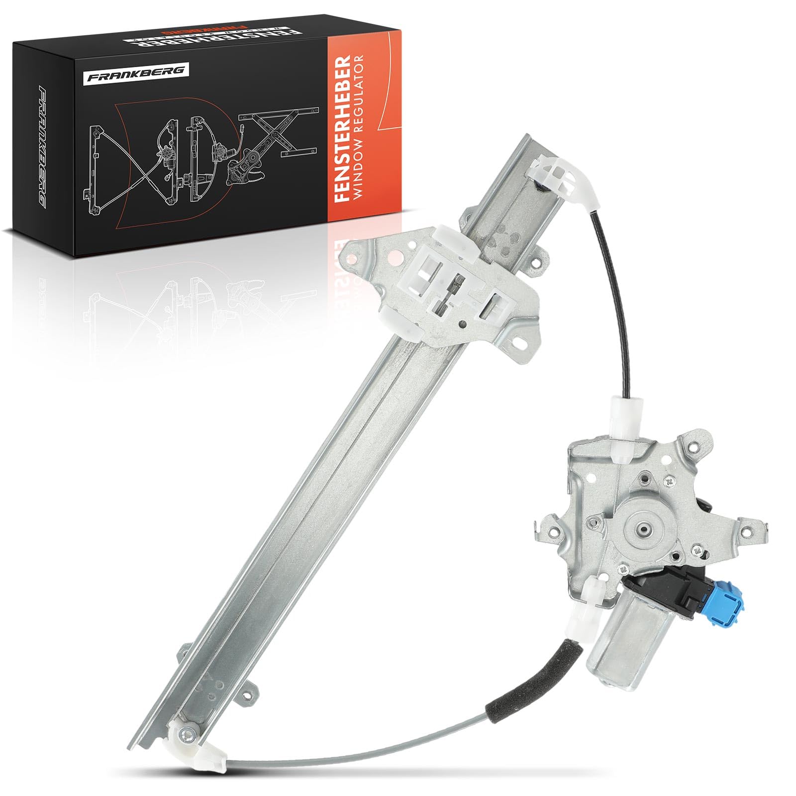 Frankberg Alzacristallo elettrico con motore 4/5 porte 2 Poli anteriore | con motore, 4/5 porte, 2 poli, davanti, Sinistra, 807211KA0C; 807211KA0C; Compatibile con: Juke F15