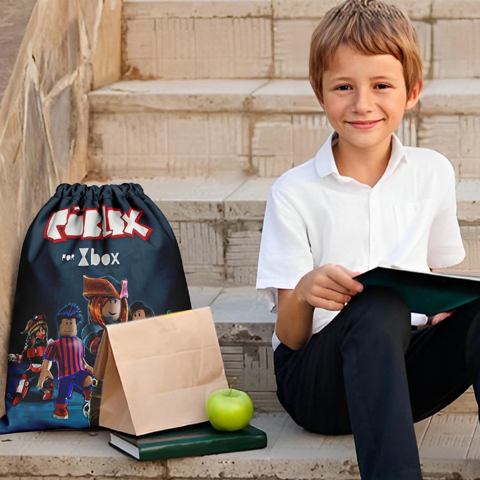 Roblx Gym Bag, Roblx Sac De Sport, Sac Piscine, Sac De Sport Pour Adolescents, Sac à Dos Léger Pour Le Sport, la Natation, l'École Et Les Voyages, Idéal Pour Les Fans