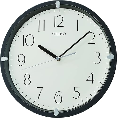 Miniatura 5 de Seiko Kuota - Reloj de pared, color negro