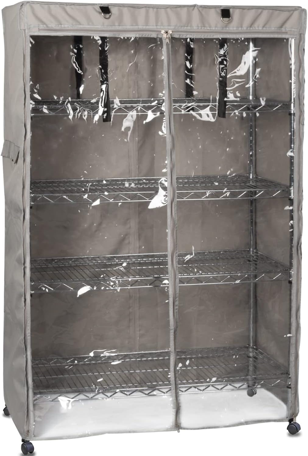 YLOVAN Storage Shelf Cover Wire Rack Shelving Dust Protective, Fits Racks 36''Wx14