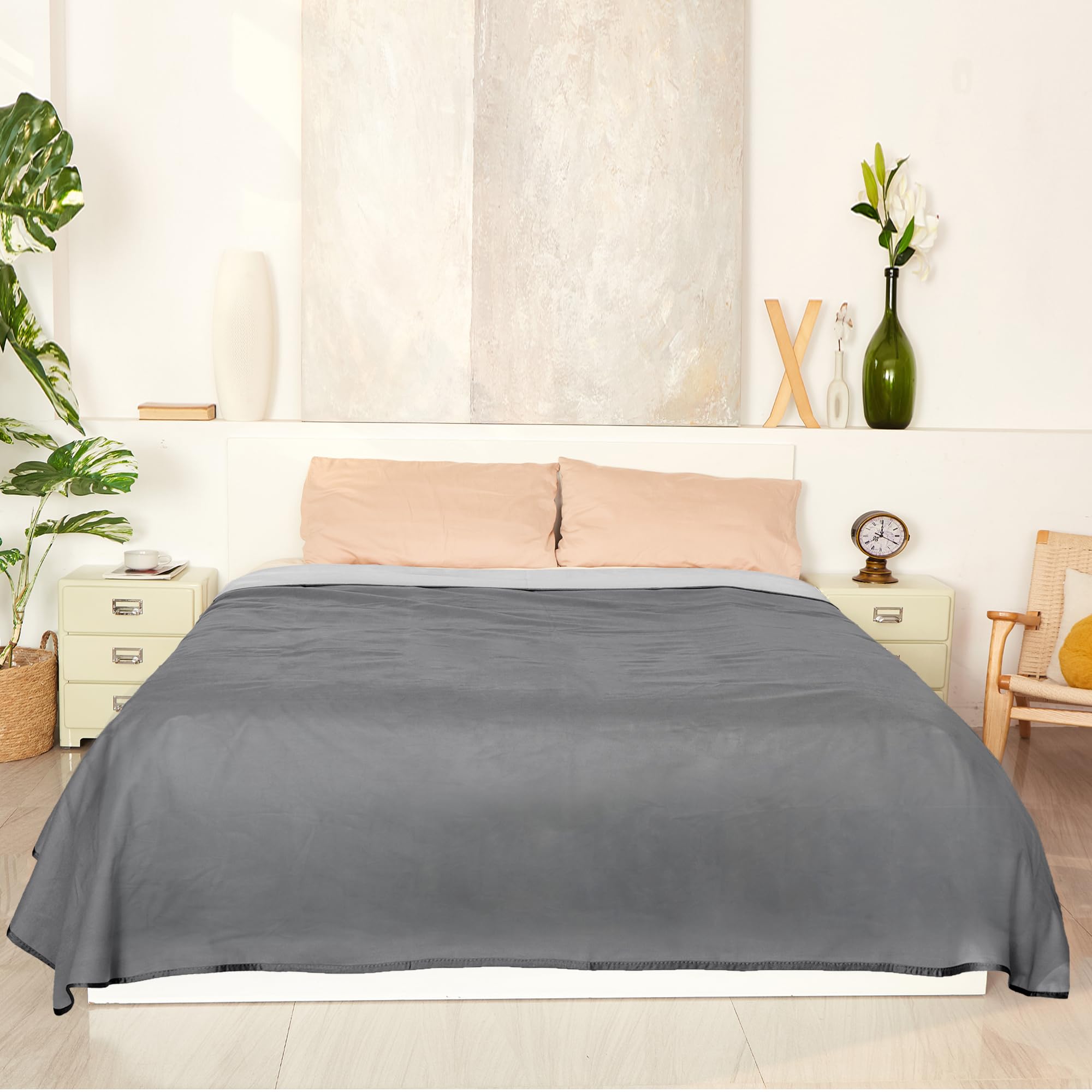 Catalonia Classy Manta impermeable para cama, manta impermeable para sofá, manta para perros para viajes al aire libre en interiores, manta térmica para mascotas, mantas para perros, lavable (reina