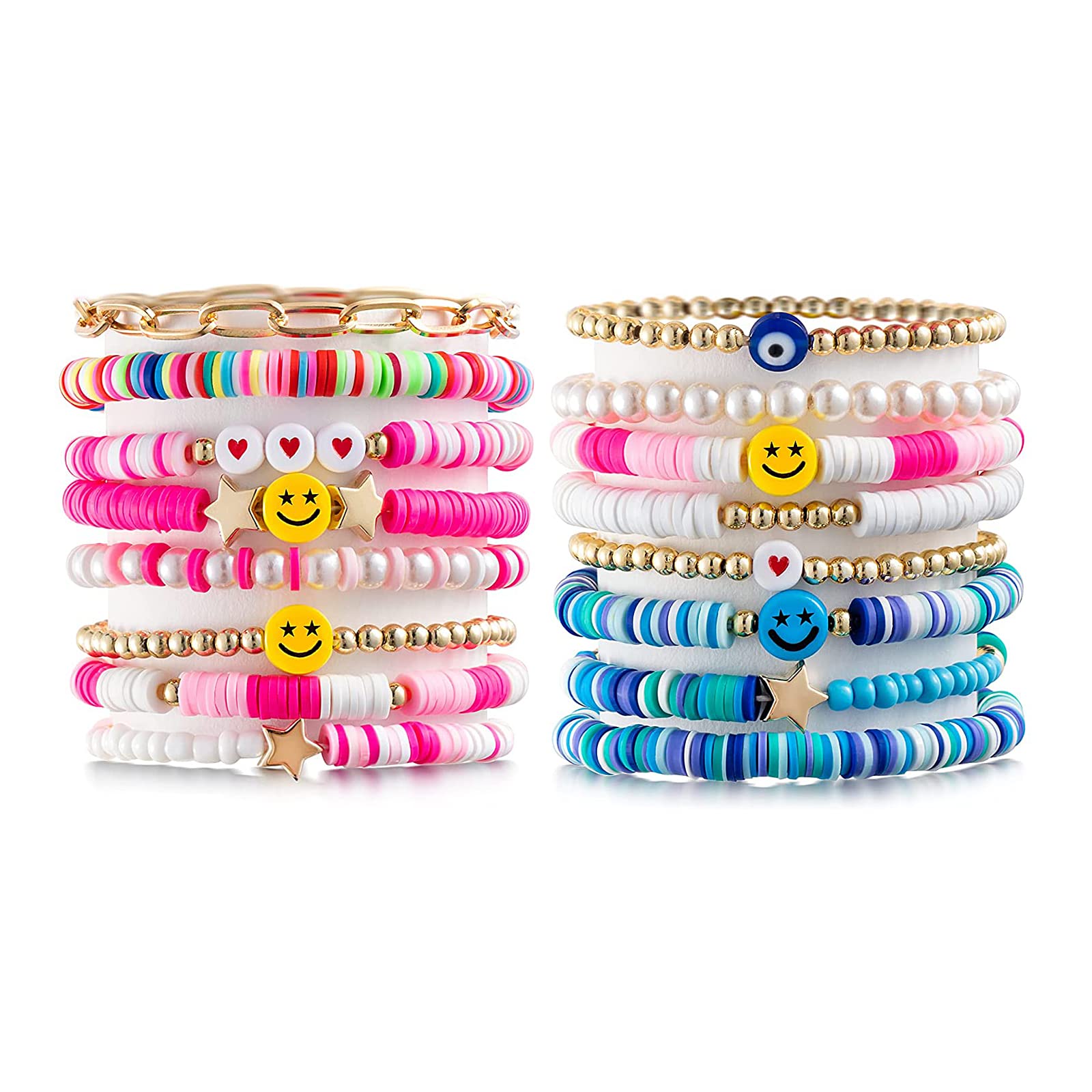 Lot De 7 Bracelets De Cheville Coquillage Pour Femmes - Élastiques, Ajustables - Style Surf, Plage, été