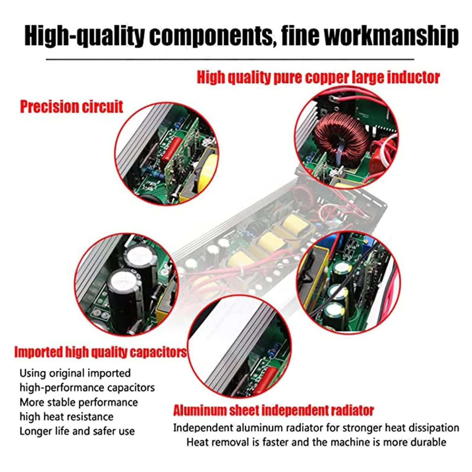 3000 W DC 12 V 24 V 48 V 60 V 72 V do 110 V-120 V/220 V-230 V Przetwornica Czysta Fala Sinusoidalna 1 Gniazda AC z Wyświetlaczem LCD Do Domu, Kempingu, Kampera, Solarnego Poza Siecią,12V to 230V
