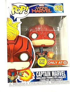 Figurine POP Captain Marvel Bobble-Head #433 Glows in The Dark! (Target Exclusive)