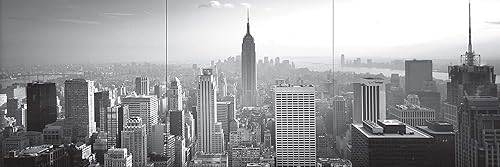 Crearreda CR-46003 New York - Vinilo decorativo para pared, color blanco