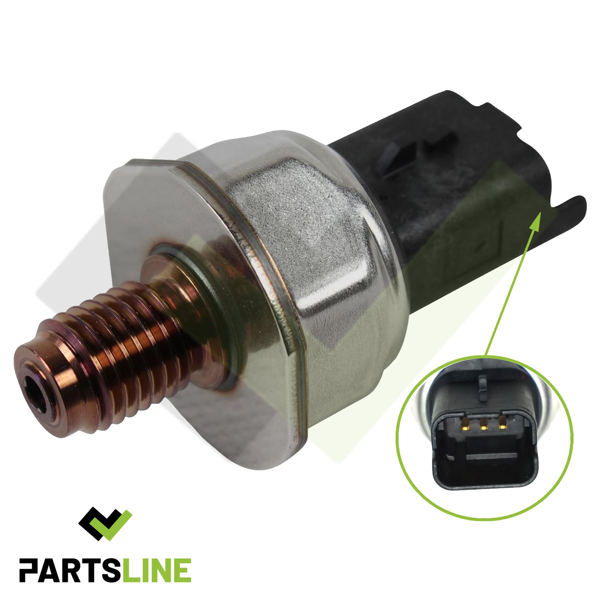 Capteur de Pression de Carburant compatible avec BERLINGO C1 C2 C3 C4 C5 JUMPY NEMO XSARA SCUDO FOCUS FUSION GALAXY MONDEO 107 1007 206 207 307 407 1.4 1.6 HDI - 1920GW 9653981180