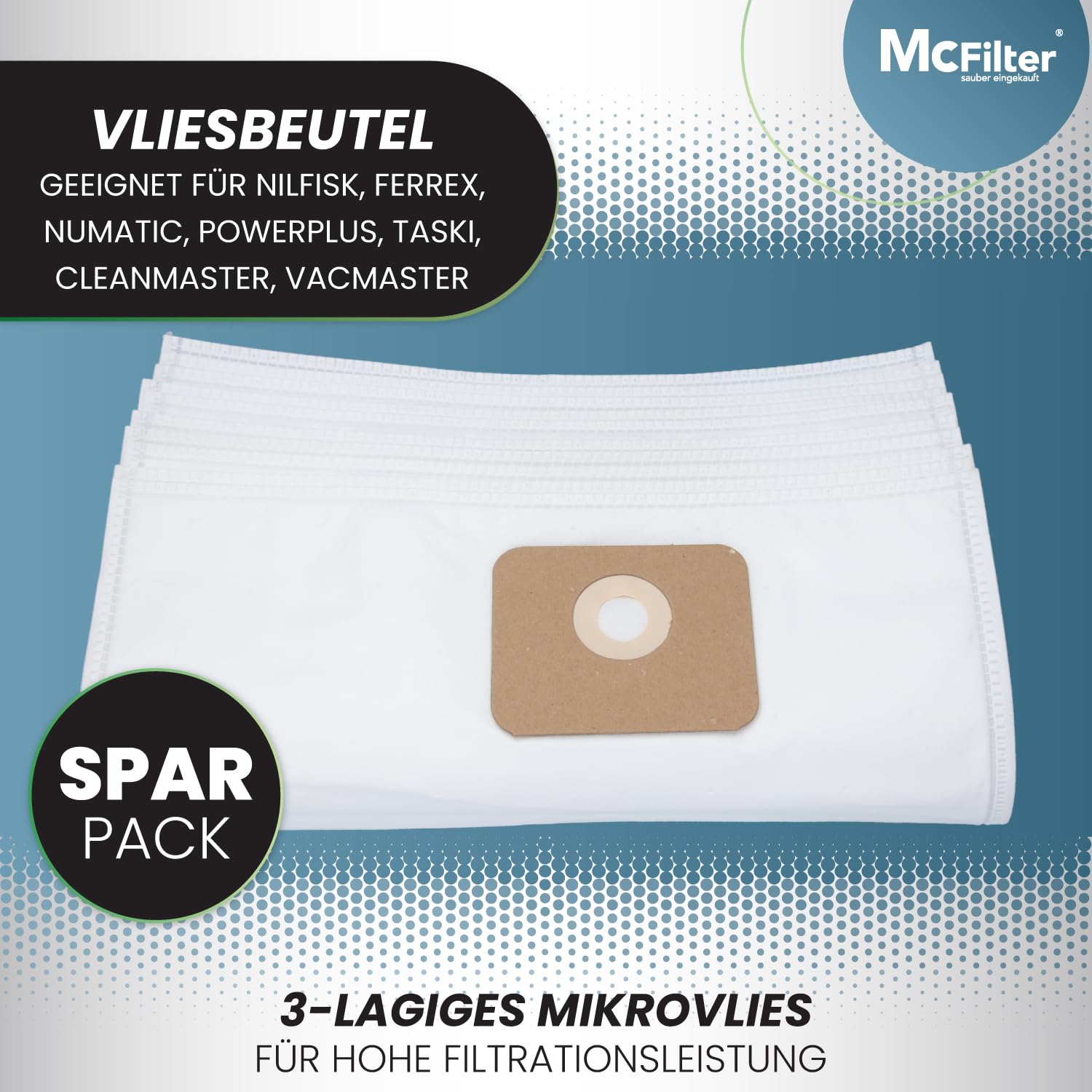 Sacchetti Per Aspirapolvere Per Nilfisk King 20 pz 8721012162006