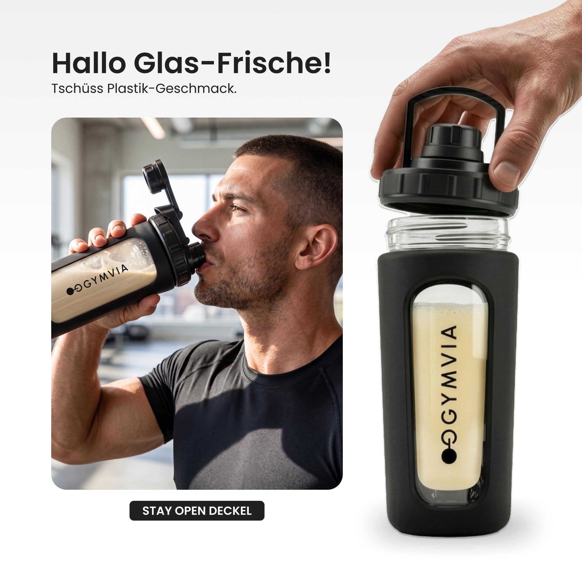 Shaker di proteine in vetro borosilicato