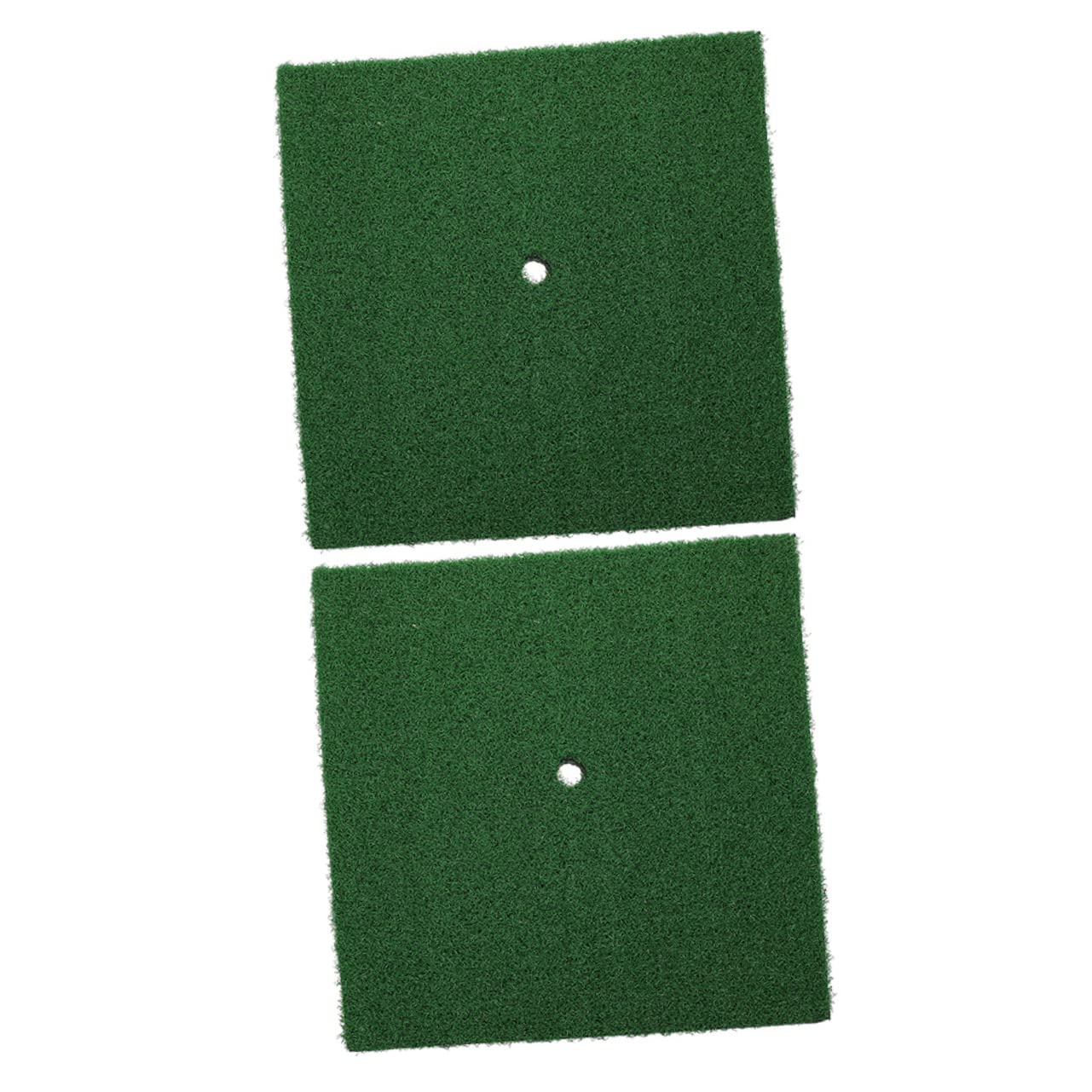 Toddmomy Golf Mats for Practice 2pcs Hitting Mat Realistic Artificial Grass Rug