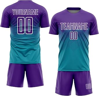 Custom Soccer Jersey for Men Women Kids Adults Sports Team Personalized Training Soccer Shirt and Shorts Uniforms