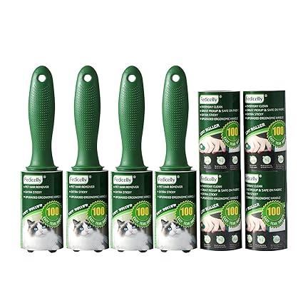 Lint Rollers Pet Hair Extra Sticky Clothes,Cat Dog Hair Remover Laundry Furniture Carpet,Total 800 Sheets Lint Remover Brush for Couch