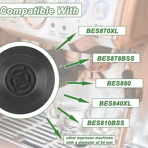 Miniatura 3 de Disco de limpieza de 2.126 in para Breville Paquete de 2 discos de limpieza para breville compatible con Bes870XL Bes860XLBes840XLBes450, etc