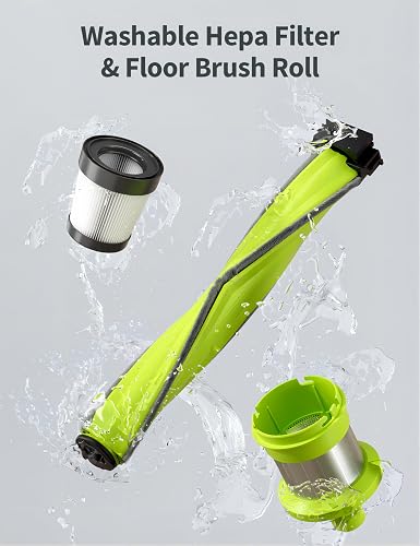 kalado Aspirateur sans Fil 26000pa, Aspirateur Balai sans Fil avec 3 Modes, Écran LED, Batterie Amovible, Collecteur De Poussière De 1,5 L, Adapté Aux Sols Durs, Tapis, Voitures Et Poils d'animaux - 9
