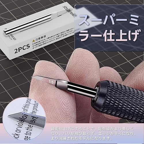 Miniatura 36 de stedi Cincel modelo Scriber, cuchillas de acero de tungsteno 0.004 in, para modelar aficiones, modelo de escala RG, kit de modelo de Gundam