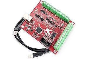 RATTMMOTOR 4 Axis CNC USB Mach3 Controller Breakout Board