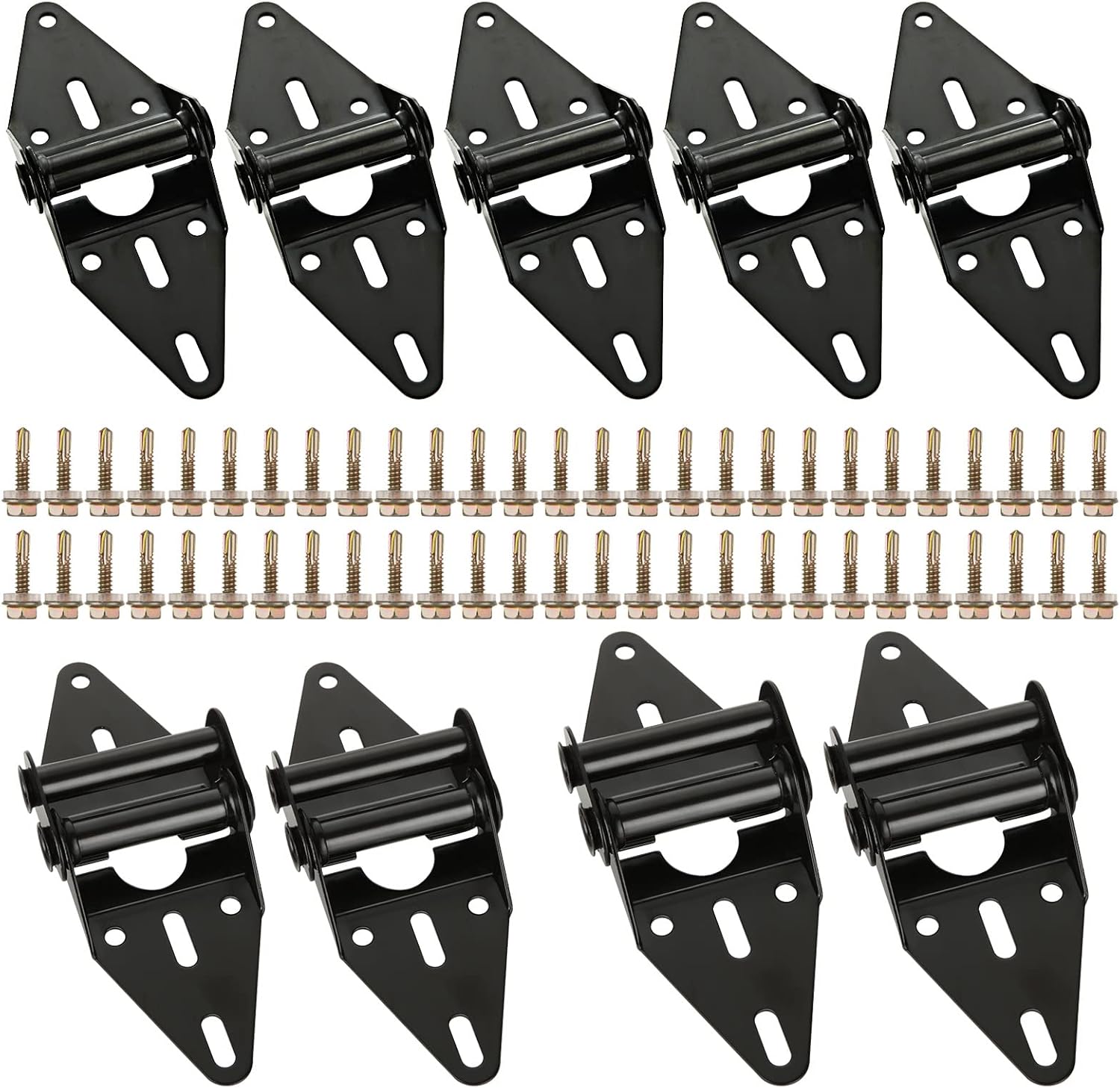 ACXFOND 9 PCS Garage Door Hinges with Mounting Bolts, Heavy Duty 123