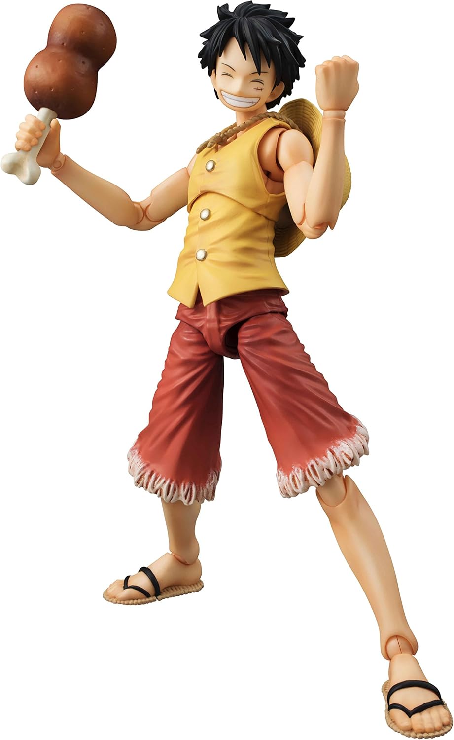 Amazon ヴァリアブルアクションヒーローズ One Piece モンキー D ルフィ Past Blue Ver Yellow 初回特典付 約165mm Pvc Abs Pom製 塗装済み可動フィギュア フィギュア ドール 通販