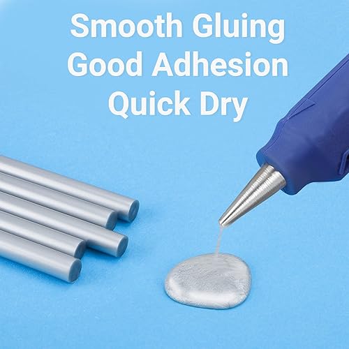 Miniatura 25 de ENPOINT Paquete de 72 barras de pegamento caliente negras a granel, 0.27 x 4 pulgadas, mini barras de pegamento caliente para reparación