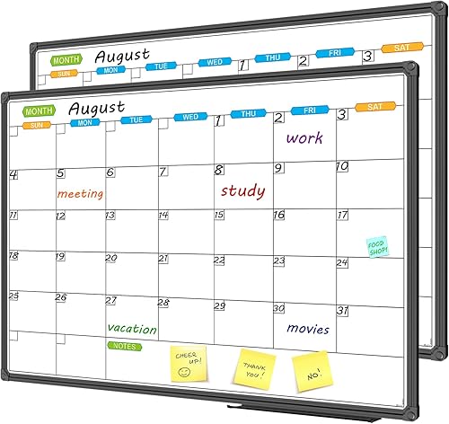 JILoffice - Pizarrón magnético blanco de borrado en seco, de 36 x 24 pulgadas con marco de aluminio negro, para montar en la pared, para oficina,