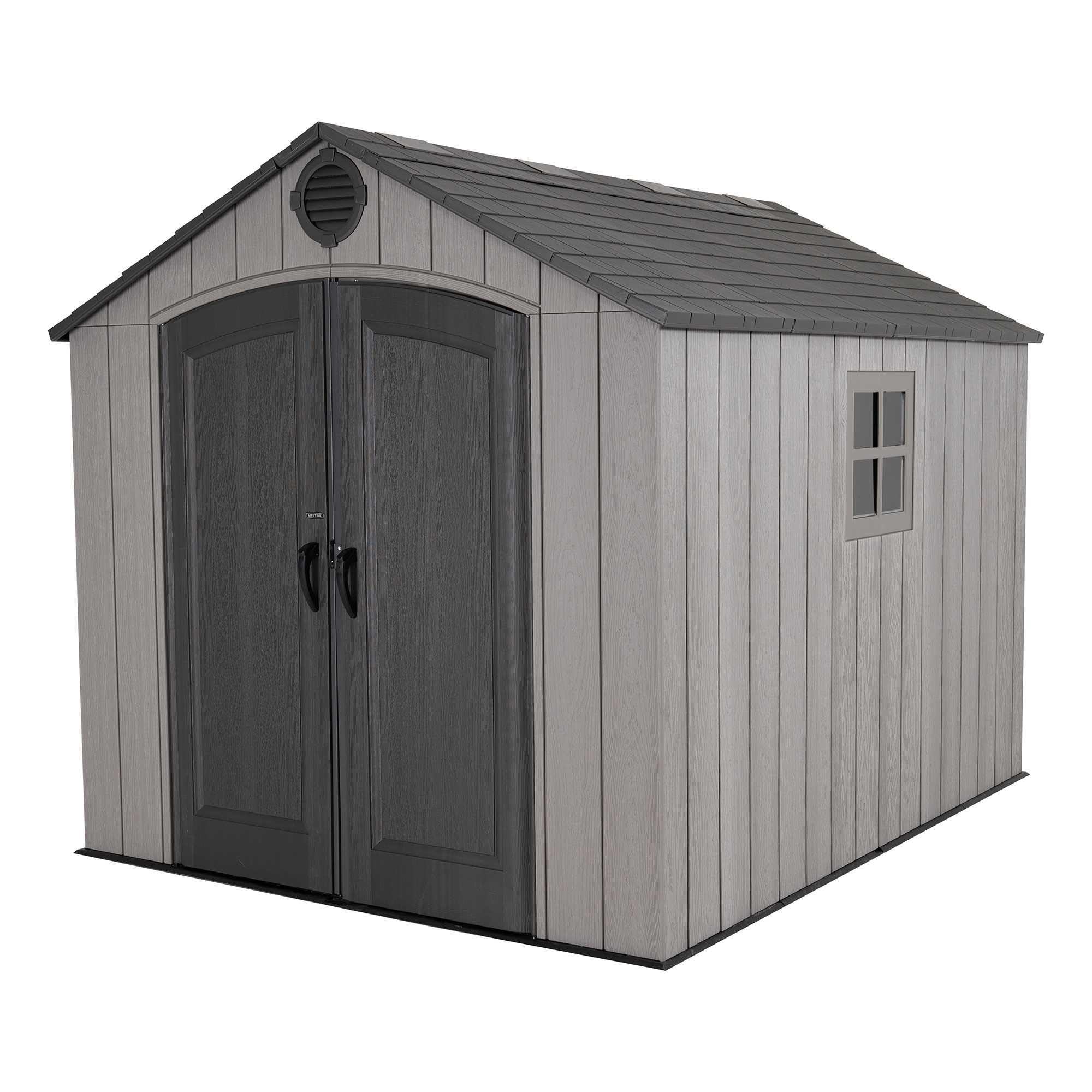 Photo 1 of Lifetime Outdoor Storage Shed, 8 x 10 Foot, Gray
