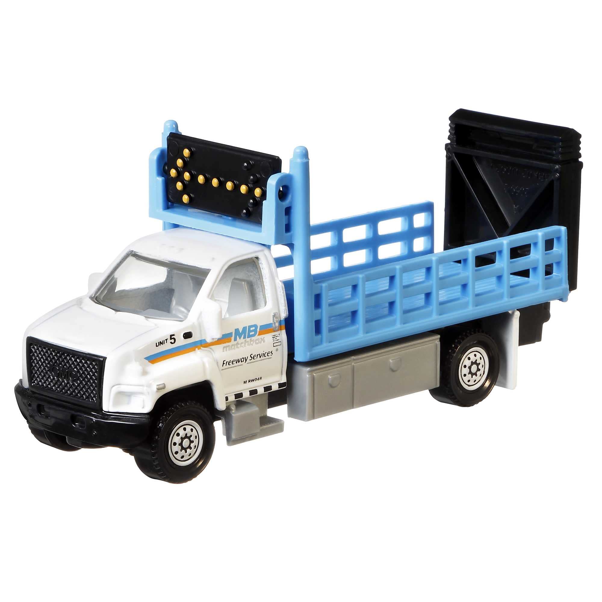Matchbox Working Rigs Wielopak, 4 ulubione zabawkowe ciężarówki z ruchomymi elementami, dla dzieci od 3 roku życia i dorosłych kolekcjonerów, HCC07
