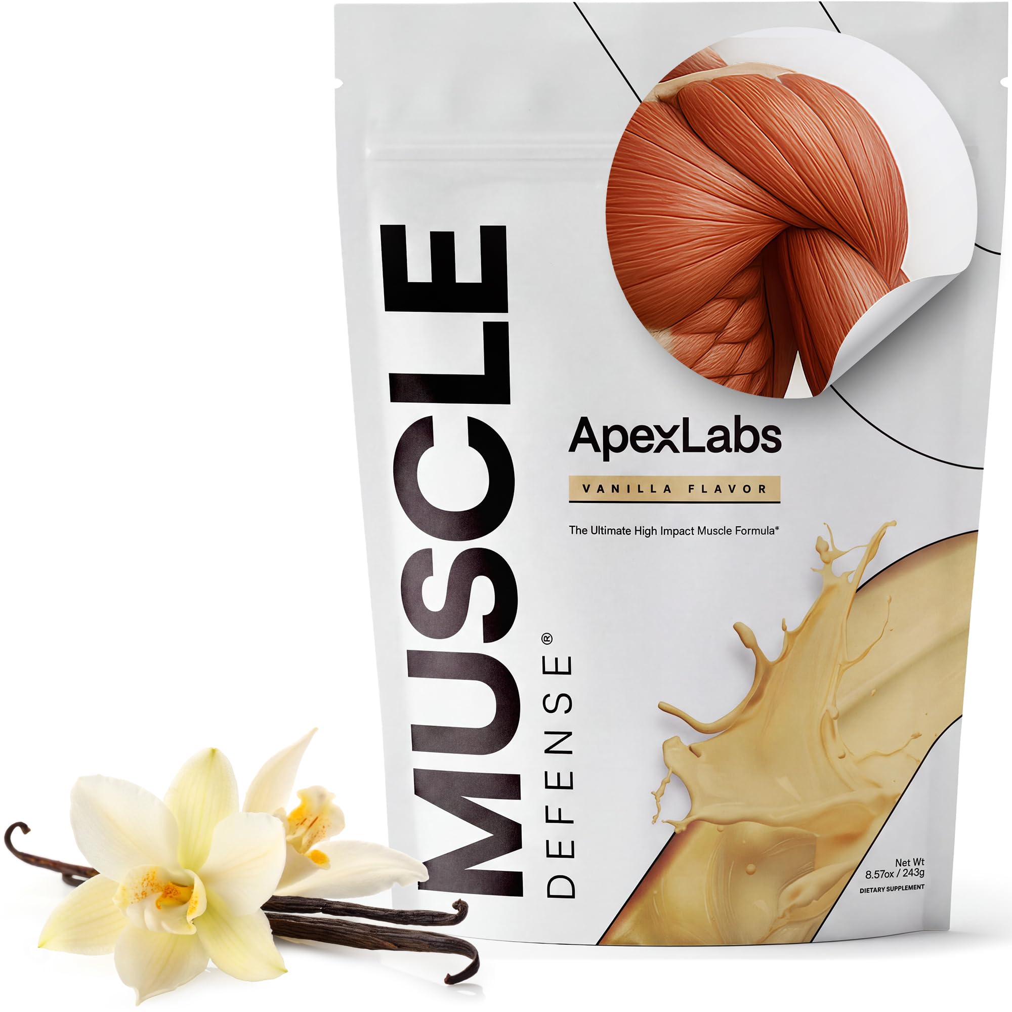 ApexLabs Muscle Defense - Hydrolized Whey Protein, HMB, Leucine, Velocitol