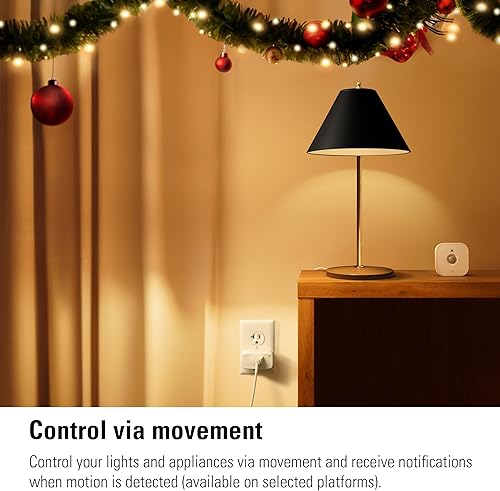 Miniatura 6 de Eve Movimiento (matriz) sensor de movimiento inteligente con sensor de luz, resistencia al agua IPX3, activación automática de luces y dispositivos,