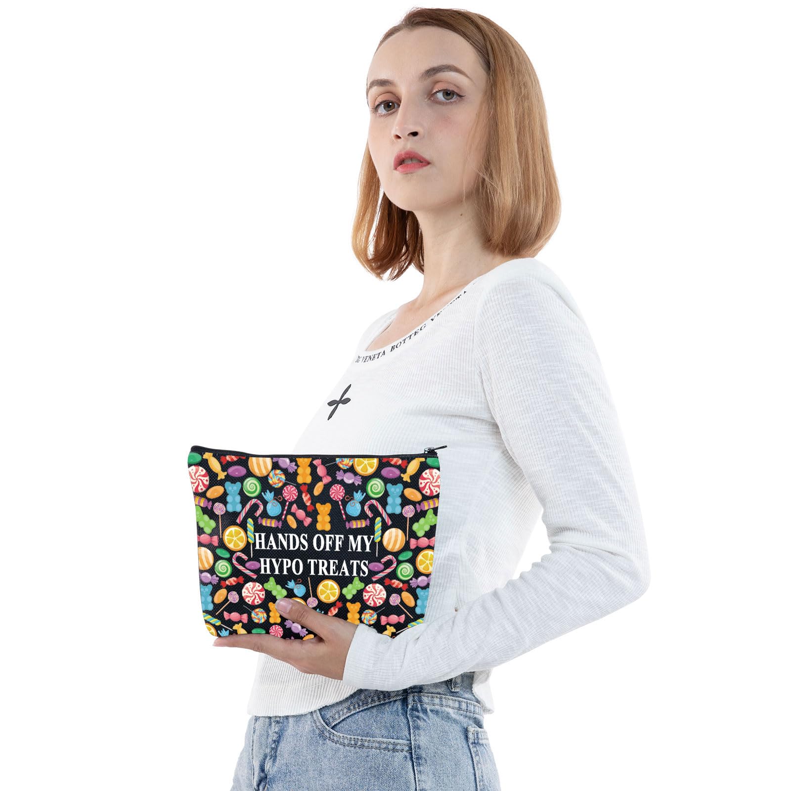 Type 1 Diabetes Snack Bag Emergency Snacks Kit Hands Off My Hypo Treats T1D Warrior Gift Diabetic Supply Kit (Hands Off blmb1) - Image 4