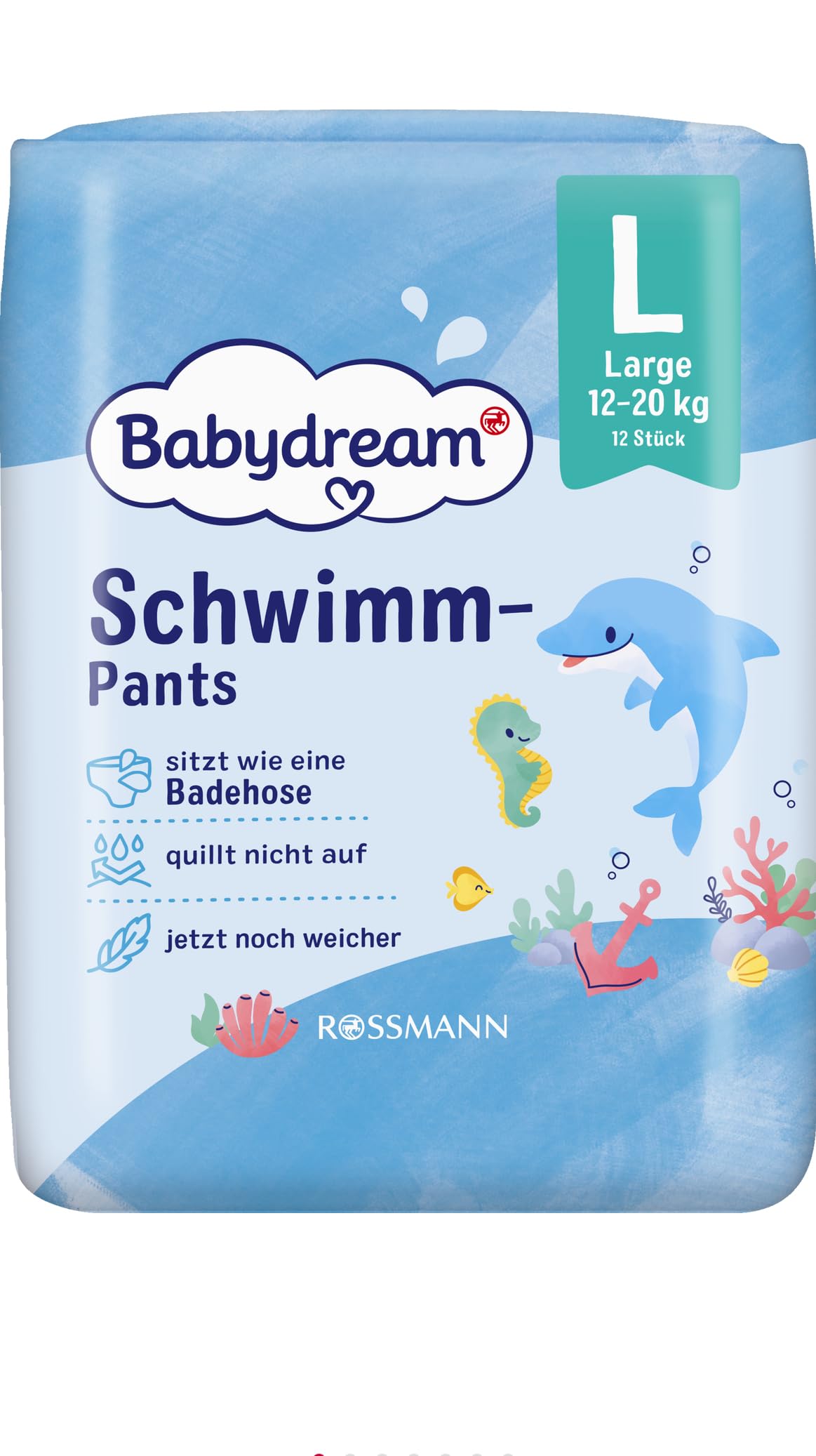 Lot de 2 x 12 pantalons de natation