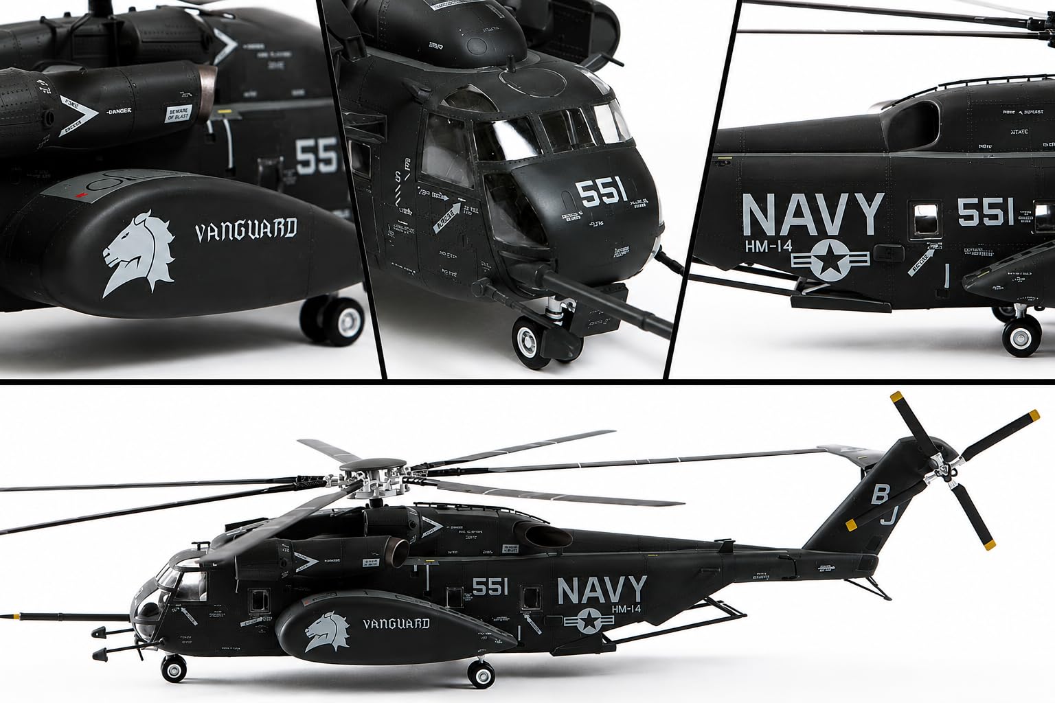 Amazon | ACADEMY ホビーモデルキット 1/72 アメリカ海軍 MH-53E MH-14