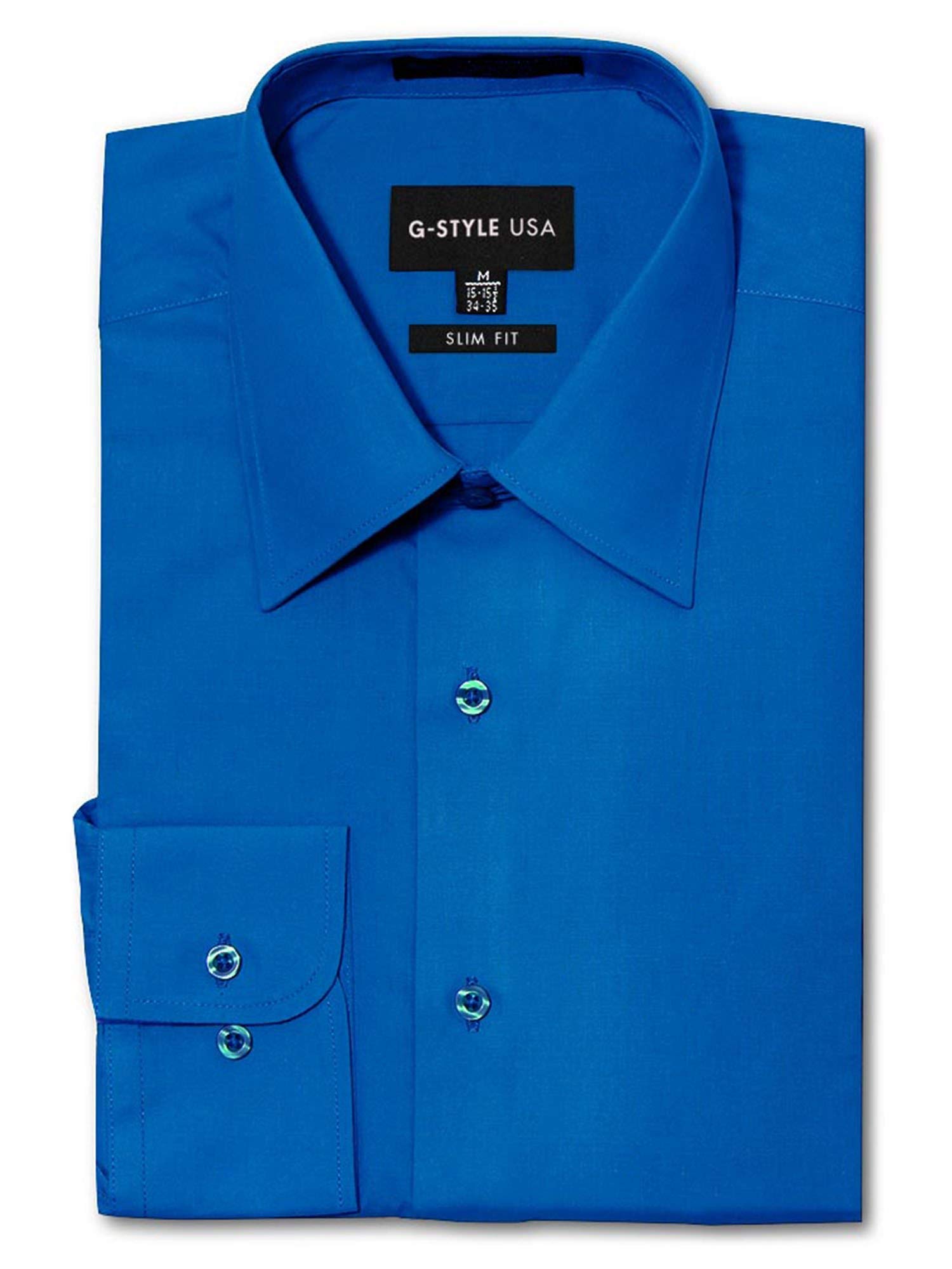G-Style USAMen's Slim Fit Dress Shirt