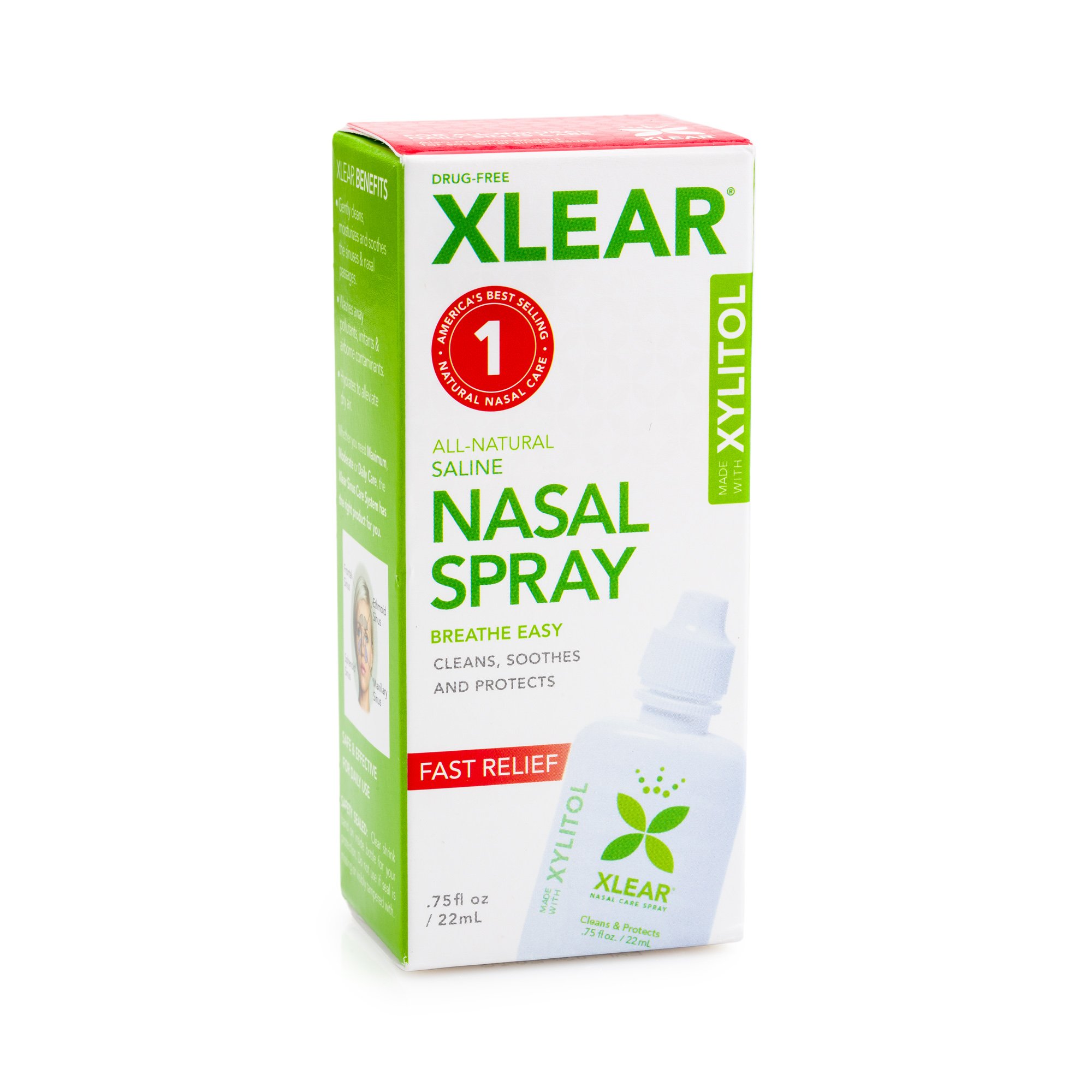 Buy Xlear Nasal Spray, Natural Saline Nasal Spray with Xylitol, Nose
