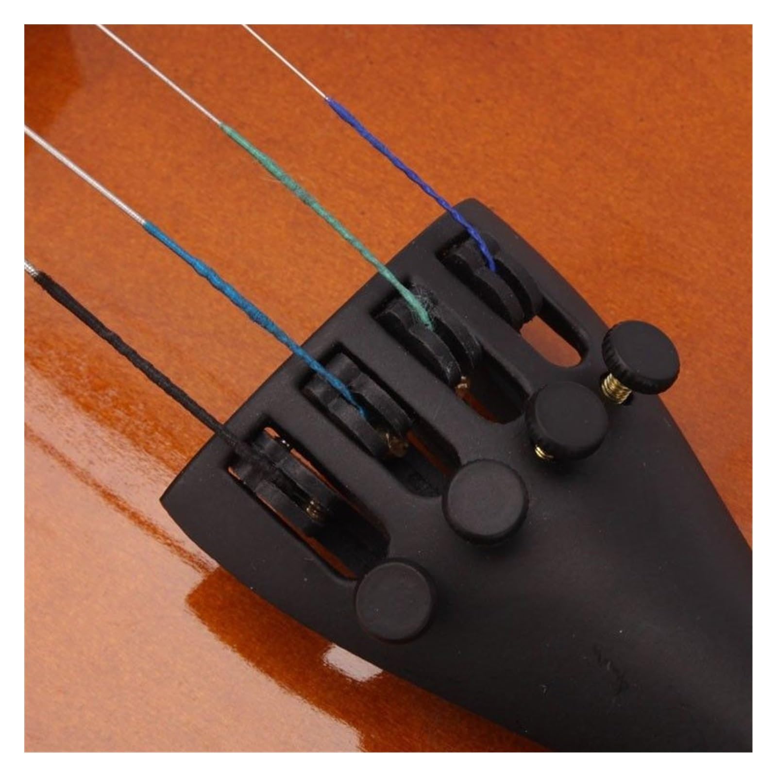 Geige Akustische Holzfarbe Violine Geige Mit Koffer Bogen 4/4 3/4 1/2 1/4 1/8 Größe Student Geige Violine (Color : 4-4)