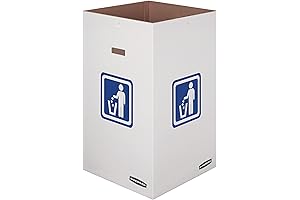 Bankers Box Cardboard Garbage Cans for Parties