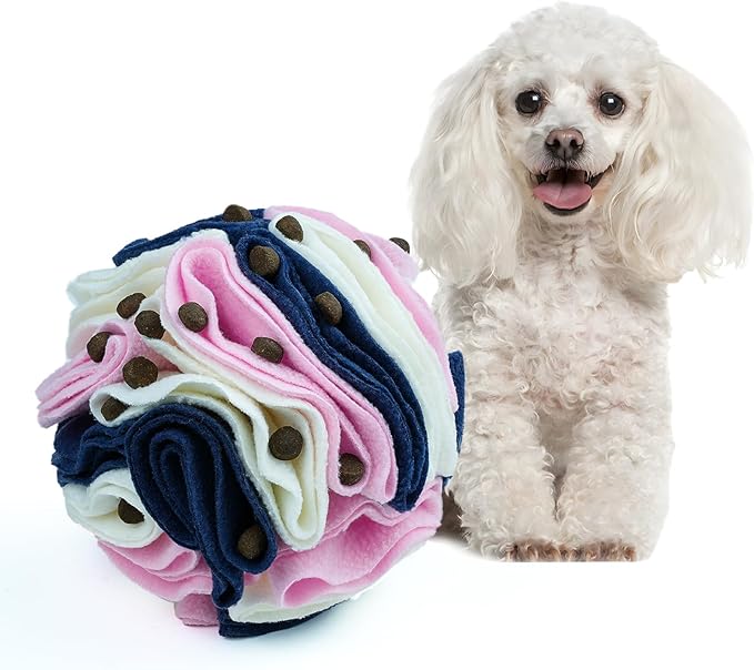 Pet Supplies Larimuer Pet Snuffle Ball, Puzzle Sniffing Interactive