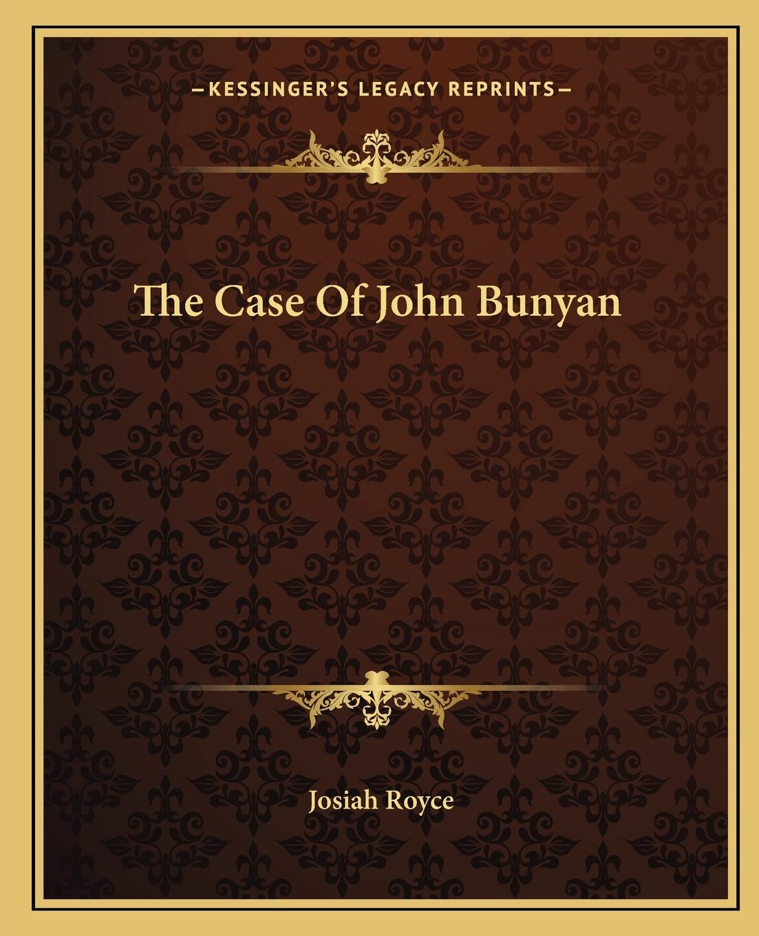 The Case Of John Bunyan