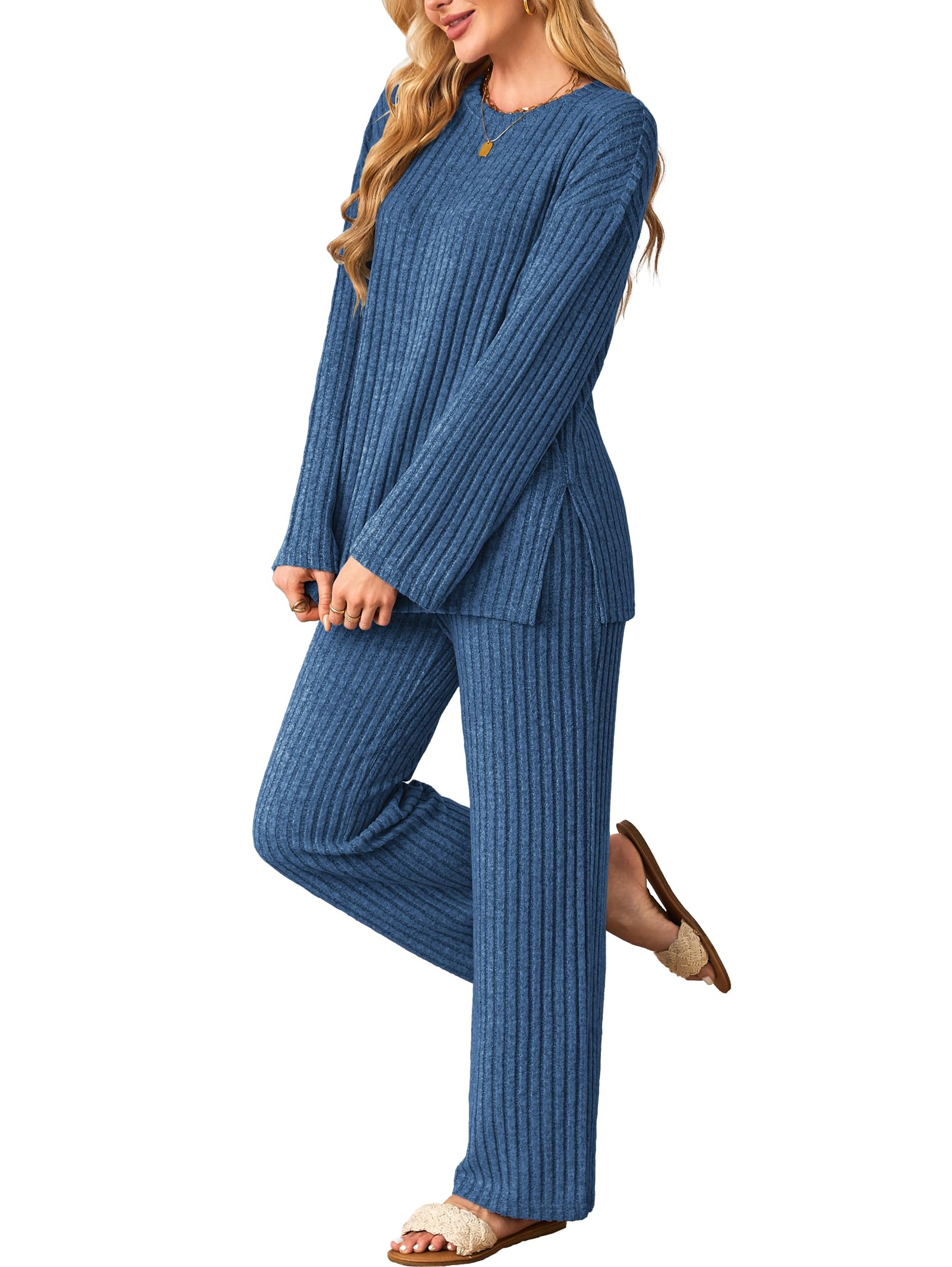 Loungewear Jumpsuit Womens Cozy Sweater Lounge Jumpsuit Womens